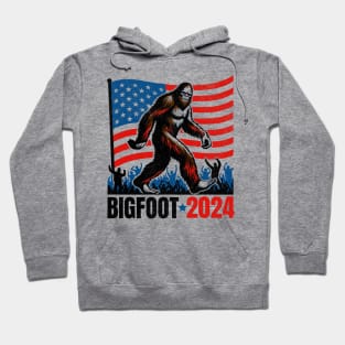 Bigfoot for President 2024 Hoodie